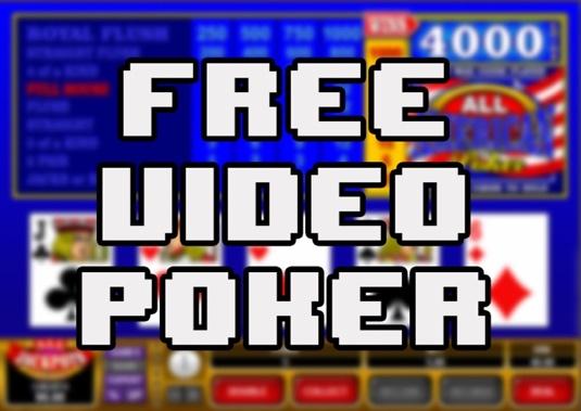 Free video poker
